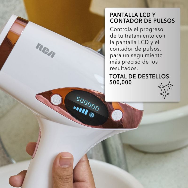RCA Depiladora de Luz Pulsada con Función de Enfriamiento RC-IPL5