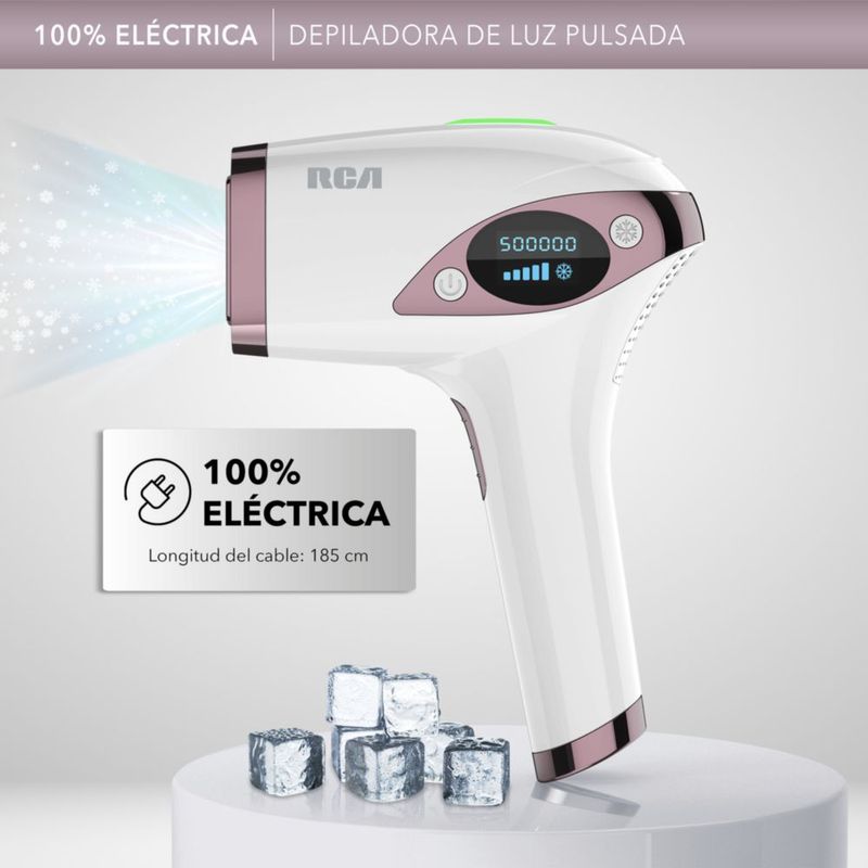 RCA Depiladora de Luz Pulsada con Función de Enfriamiento RC-IPL5