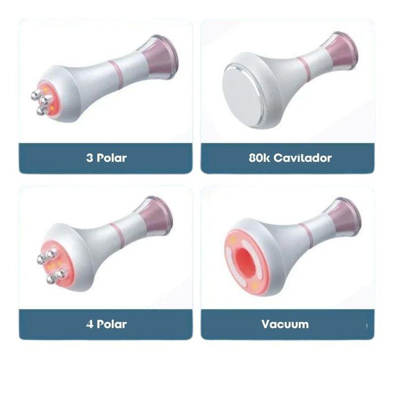 Cavitador 80K Pro 10 en 1 con 6 pads lipolaser (ProMax)