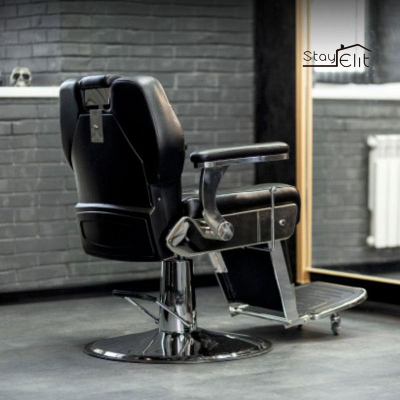 Sillon Barbero Peluqueria Silla Barberia Estetica Rudo Reclinable