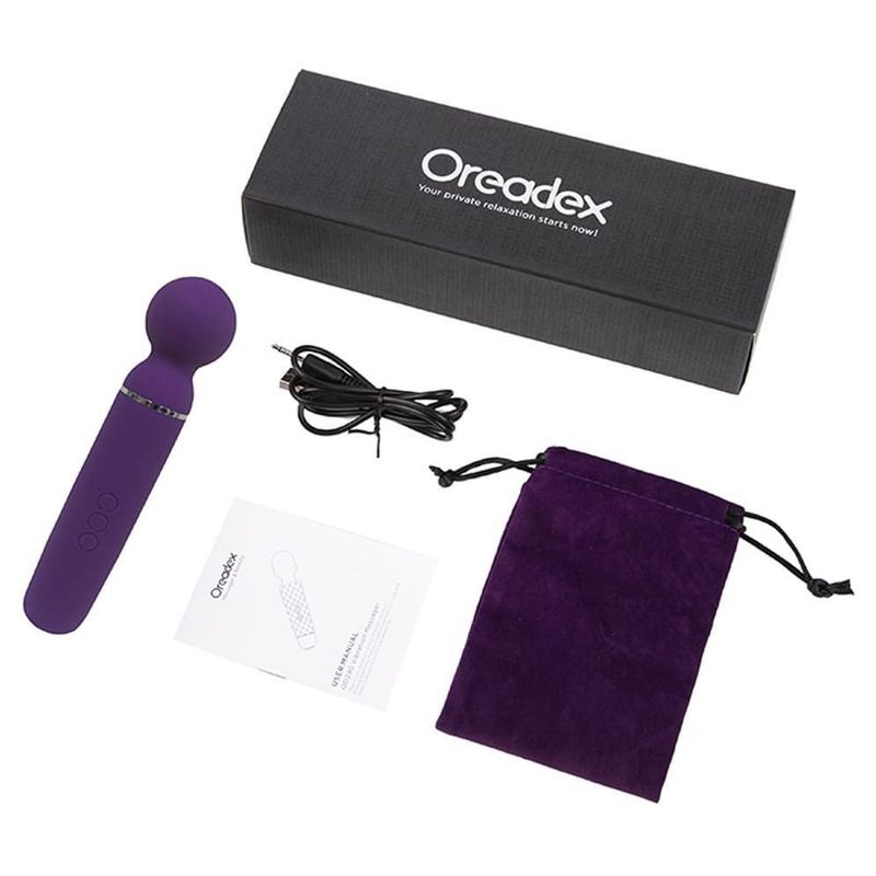 Masajeador de vibracion Led IPX5 Vib2 - Zeta - Morado