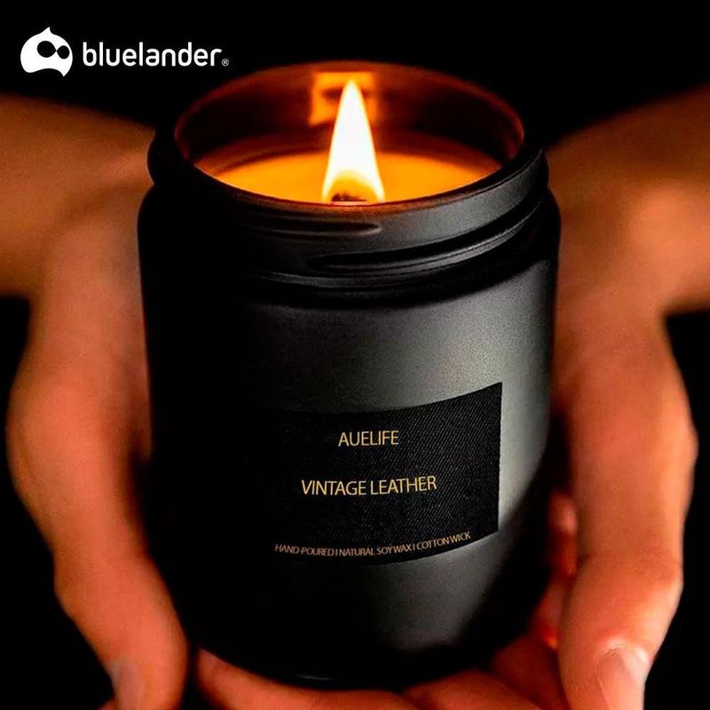 Set de 4 Velas Aromáticas en Tarro Reutilizable  Alivio del Estrés y Relajación