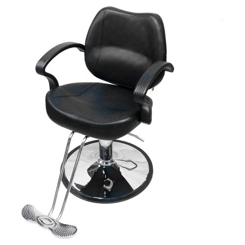 Silla Estetica Reclinable Sillon Barberia Giratoria Negra