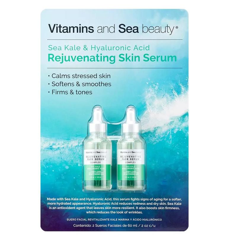 Suero Facial Rejuvenecedor Vitamins And Sea Beauty 2pz