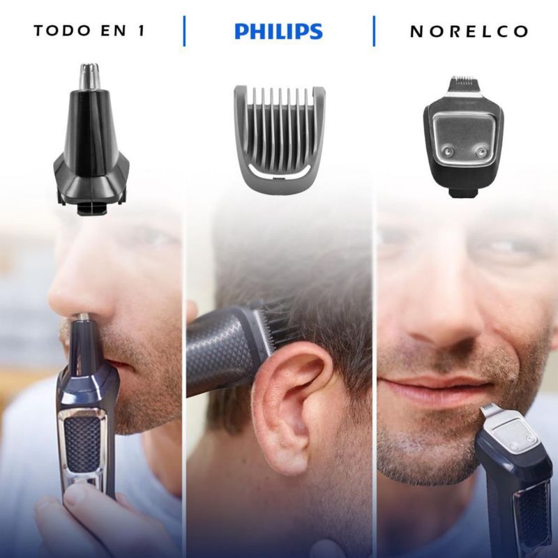 Rasuradora Philips Norelco Multigroomer 13 Pzas Todo En Uno