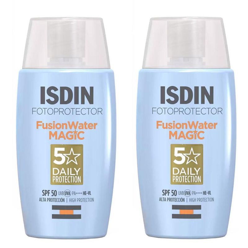 Fotoprotector Facial Isdin Fusion Water Magic Spf50 50ml 2pz
