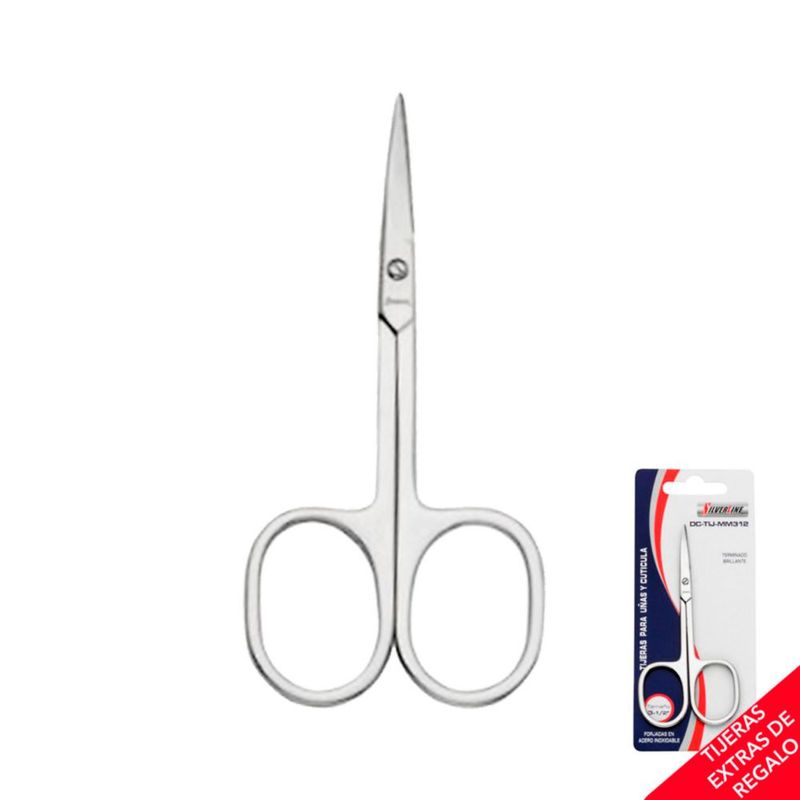 Kit de Tijeras para Manicura Silverline + Tijera Extra de Regalo
