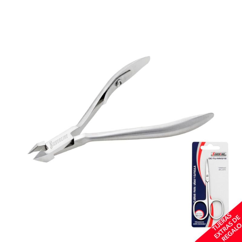 Kit de Tijeras para Manicura Silverline + Tijera Extra de Regalo