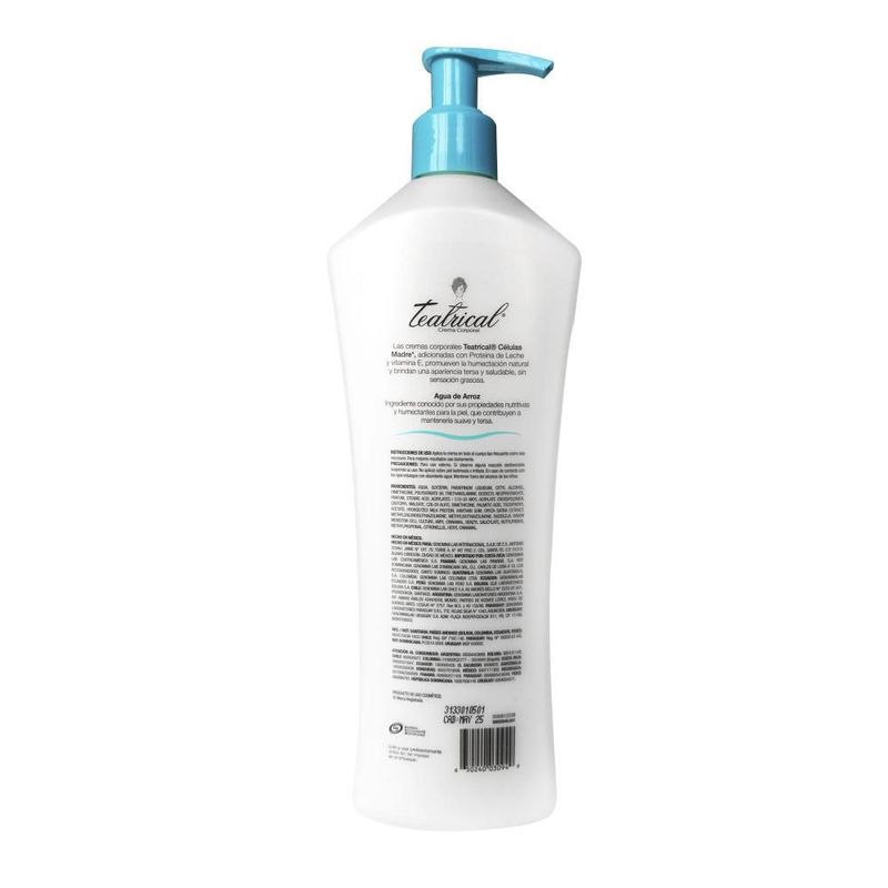 TEATRICAL CELULAS MADRES AGUA DE ARROZ Crema