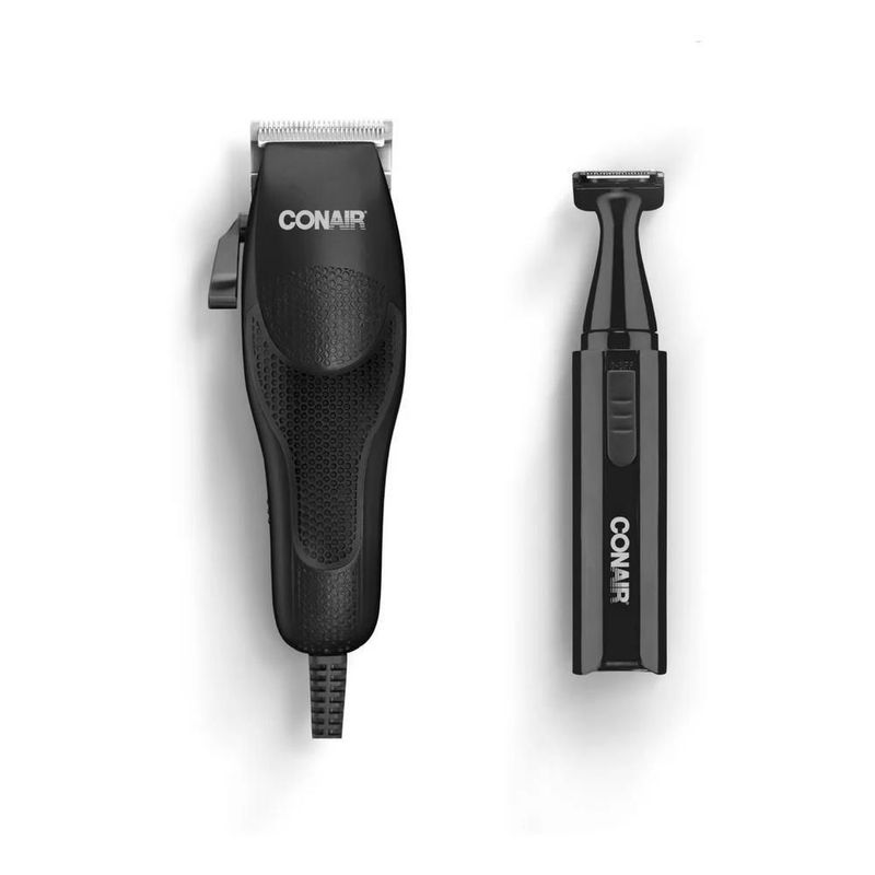 Kit peluquería conair máquina recortadora cabello barba viaje hct351