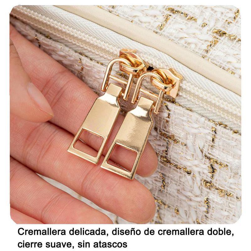 Cosmetiquera para Maquillaje Grande, Bolsa de Maquillaje de Viaje, Bolsa de Cosméticos Portátil Doble Capa, Necesers de Viaje,HOGAWAY