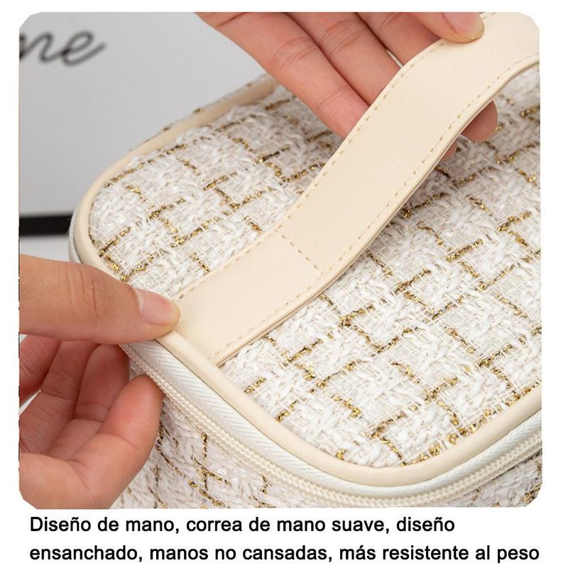 Cosmetiquera para Maquillaje Grande, Bolsa de Maquillaje de Viaje, Bolsa de Cosméticos Portátil Doble Capa, Necesers de Viaje,HOGAWAY