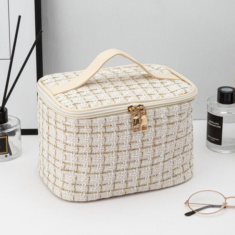 Cosmetiquera para Maquillaje Grande, Bolsa de Maquillaje de Viaje, Bolsa de Cosméticos Portátil Doble Capa, Necesers de Viaje,HOGAWAY