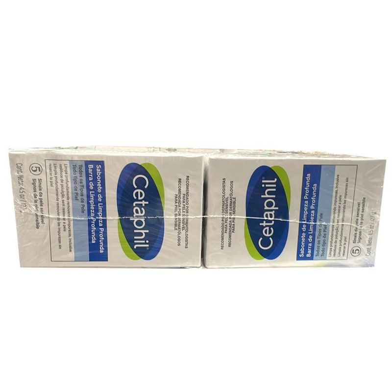 Jabón En Barra Cetaphil Limpieza Profunda 127gr 6pz