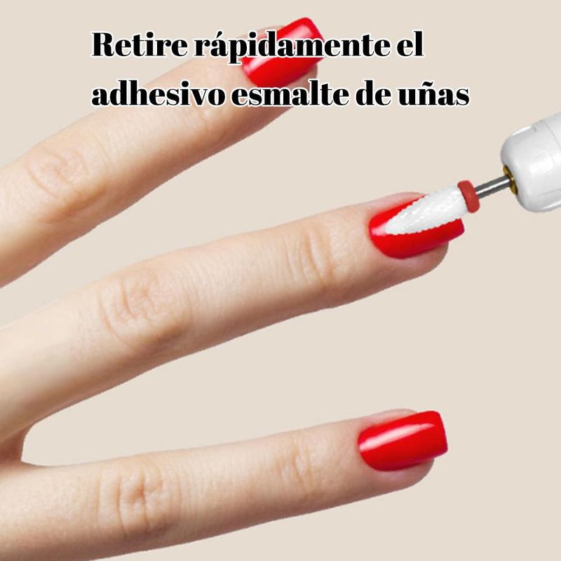 Nueva pulidora de manicura eléctrica lijadora de uñas de descarga de diamante portátil lijadora de uñas de carga de manicura.HOGAWAY