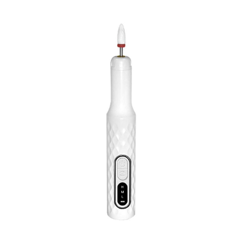 Nueva pulidora de manicura eléctrica lijadora de uñas de descarga de diamante portátil lijadora de uñas de carga de manicura.HOGAWAY