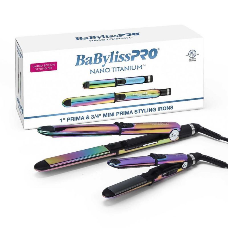 Juego de Planchas Alisadoras Nanotitanium Special Edition Tornasol BNTPPRB75