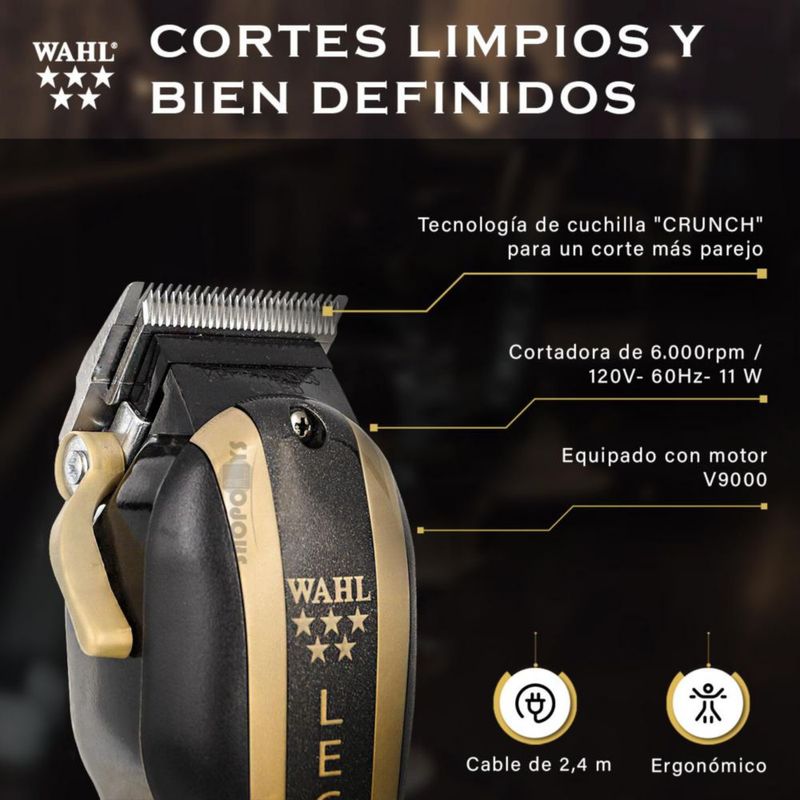 Combo Wahl Profesional Máquina para Cortar Cabello y Rasuradora Shaver | Trimmer Recortadora de Barba para Barbería