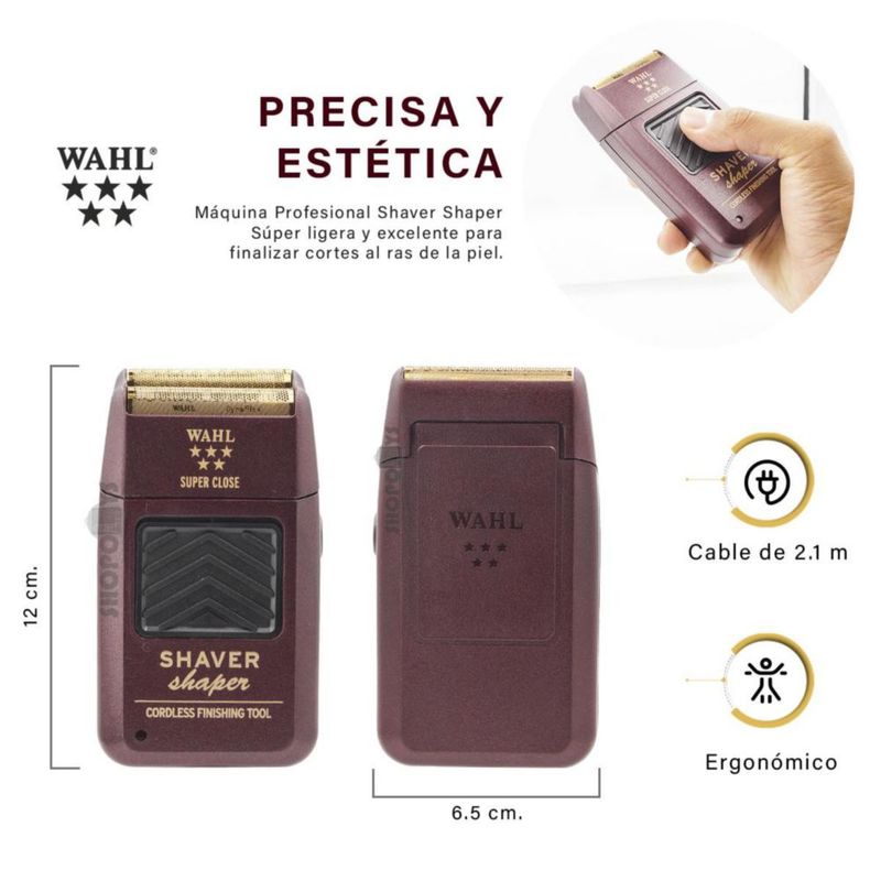Combo Wahl Profesional Máquina para Cortar Cabello y Rasuradora Shaver | Trimmer Recortadora de Barba para Barbería
