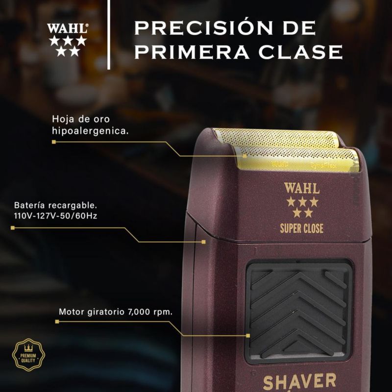 Combo Wahl Profesional Máquina para Cortar Cabello y Rasuradora Shaver | Trimmer Recortadora de Barba para Barbería