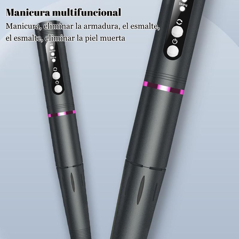Pulidora de uñas, portátil, recargable, pulidora de uñas, pulidora eléctrica de uñas.HOGAWAY