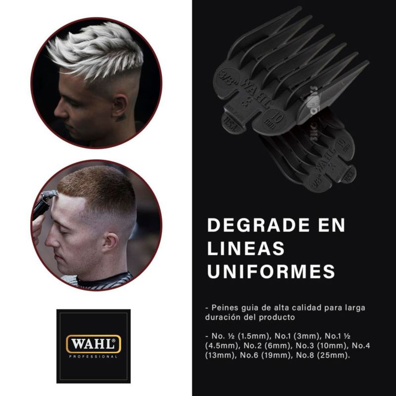 Maquina Clipper Corta Pelo Profesional  Barberia Barber Wahl Legend 5 Estrellas.