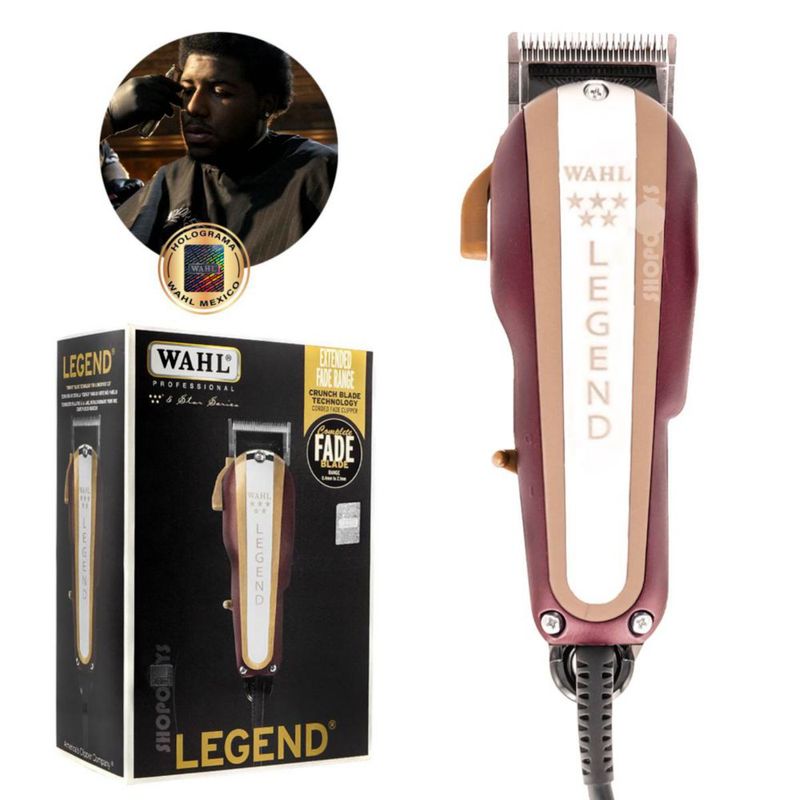 Maquina Clipper Corta Pelo Profesional  Barberia Barber Wahl Legend 5 Estrellas.