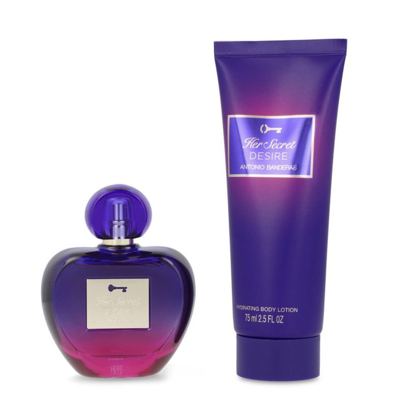 HER SECRET DESIRE EDT 50ML/ BODY LOTION 75ML