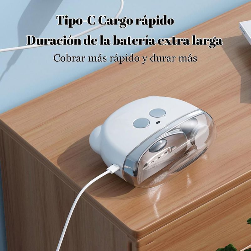 Cortadora y pulidora de uñas integrada, pulidora eléctrica de uñas, cortaúñas eléctrico multifuncional, totalmente automática.HOGAWAY