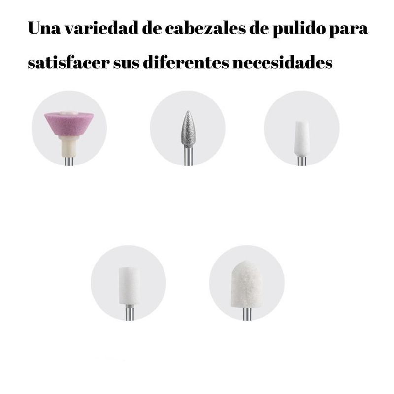 Pequeña trituradora de manicura inalámbrica herramienta de reparación y descarga de manicura portátil para el hogar carga y lija la pluma