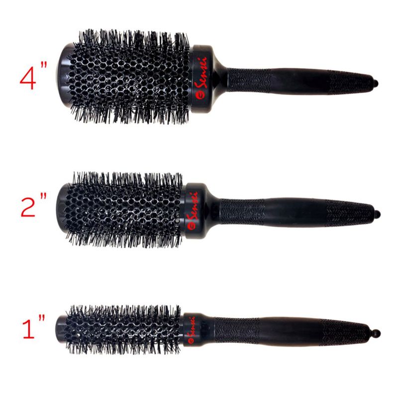 Combo 3 Cepillos Termicos Profesionales Para Cabello CTS-K Sensei