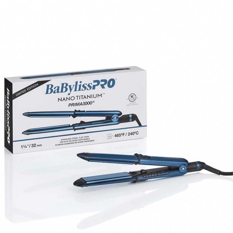 Plancha Profesional Babylisspro Prima3000 Deep Blue Special Edition Nano Titanium