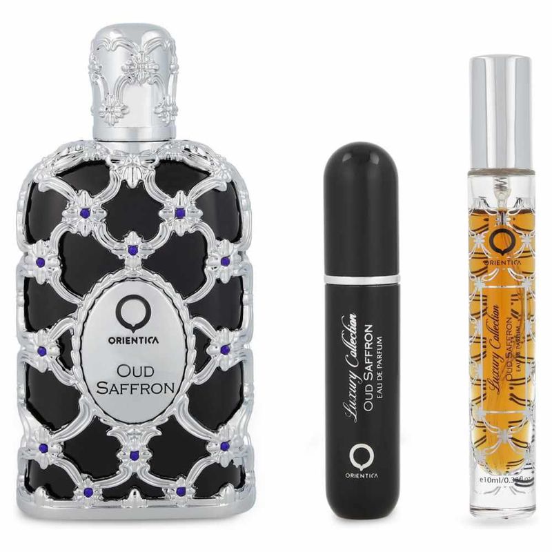 Perfume Arabe Set Orientica Luxury Collection Oud Saffron 4Pzs - Unisex