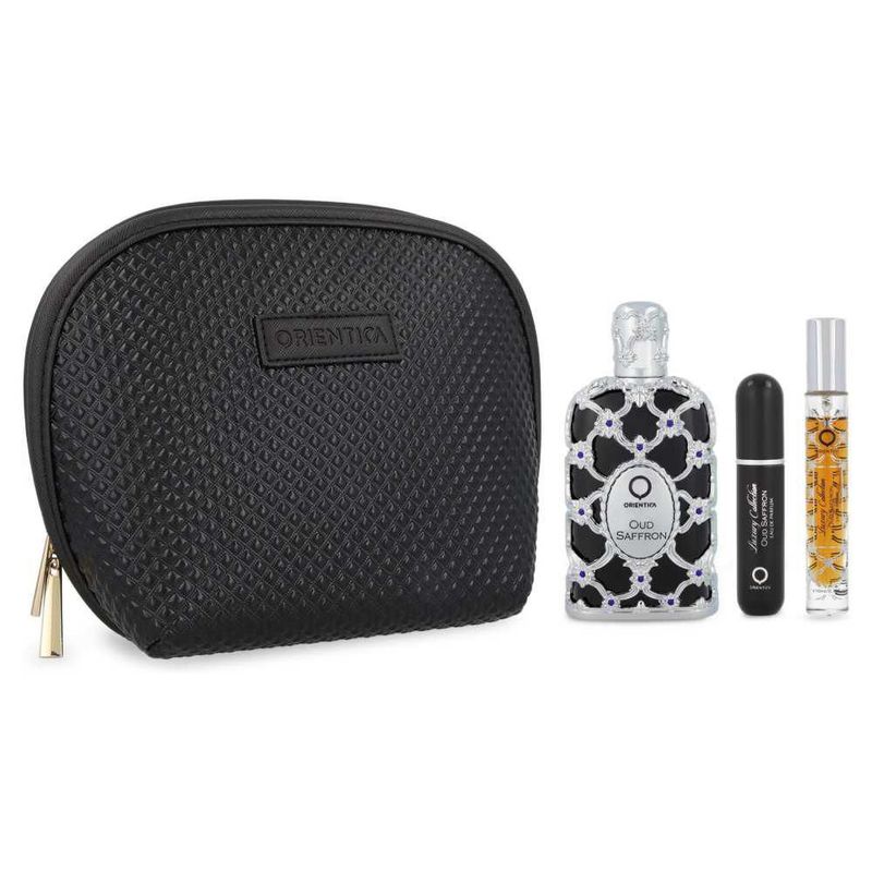 Perfume Arabe Set Orientica Luxury Collection Oud Saffron 4Pzs - Unisex