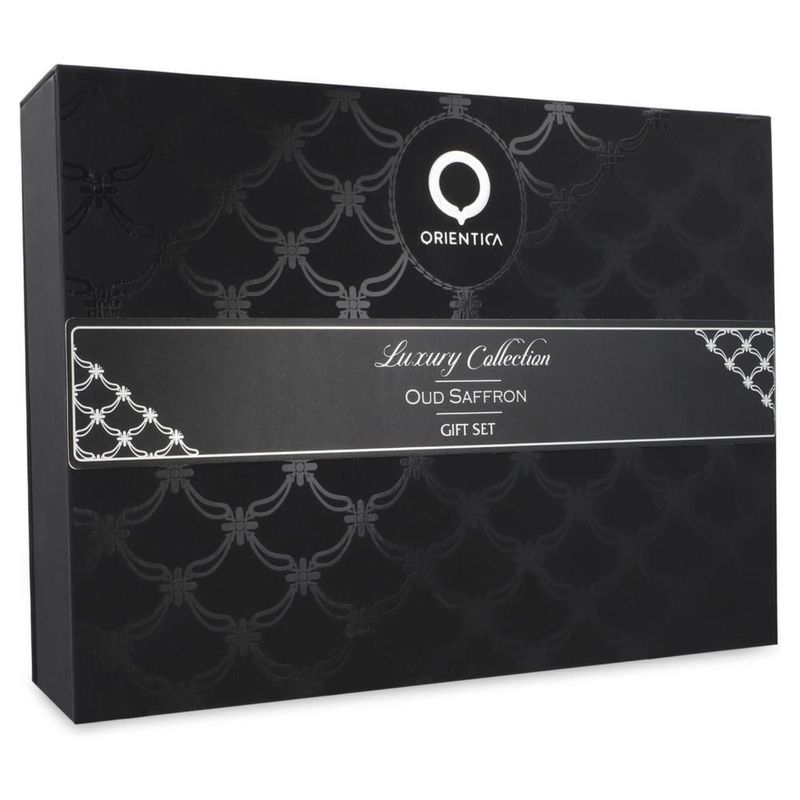Perfume Arabe Set Orientica Luxury Collection Oud Saffron 4Pzs - Unisex