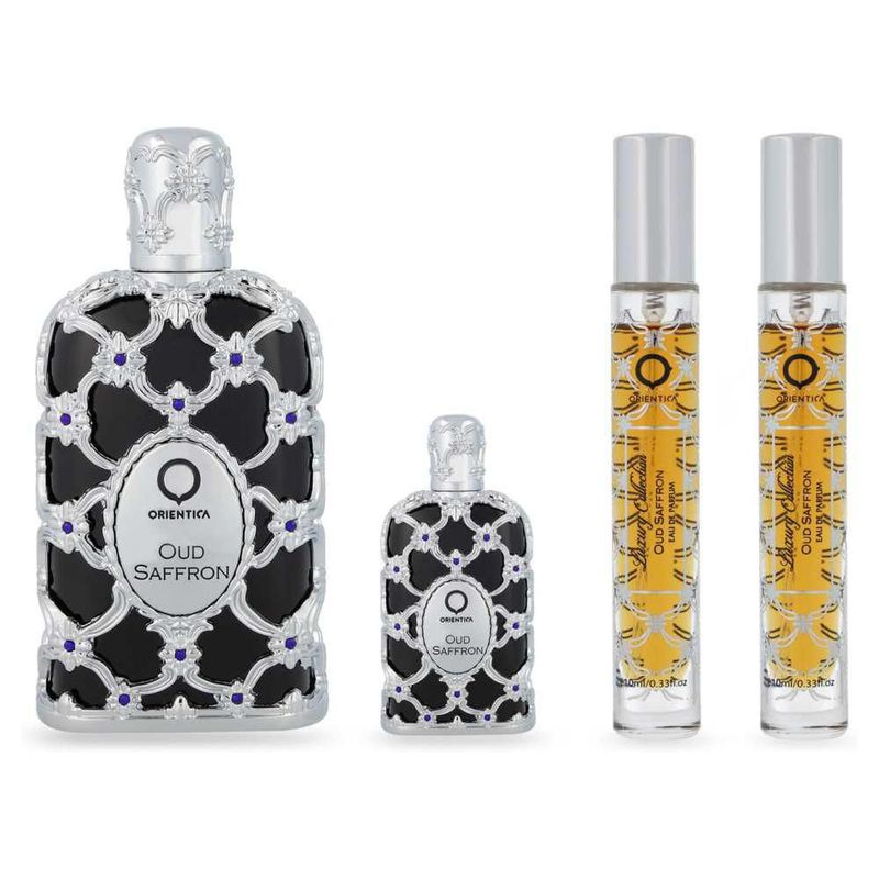 Perfume Arabe Set Orientica Luxury Collection Oud Saffron 4Pzs - Unisex