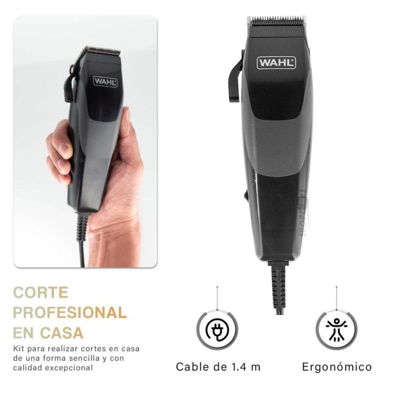 Kit Máquina Wahl Complete Profesional Corte de Cabello 17 Piezas