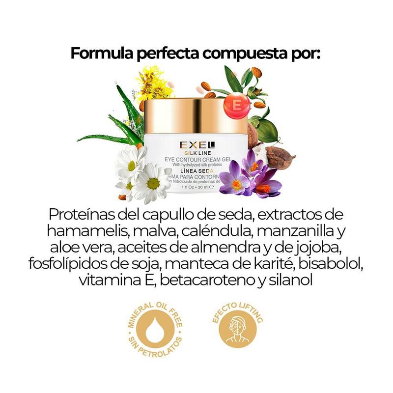 Contorno de Ojos Linea Seda EXEL Eye Contour Silk Line