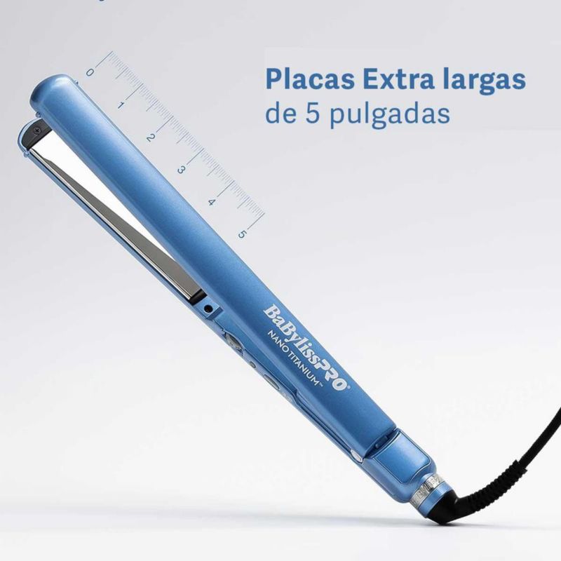 Set de Planchas Nanotitanium BabylissPro Placas de 1 pulgada y 1.5 pulgada de ancho. Limited Edition