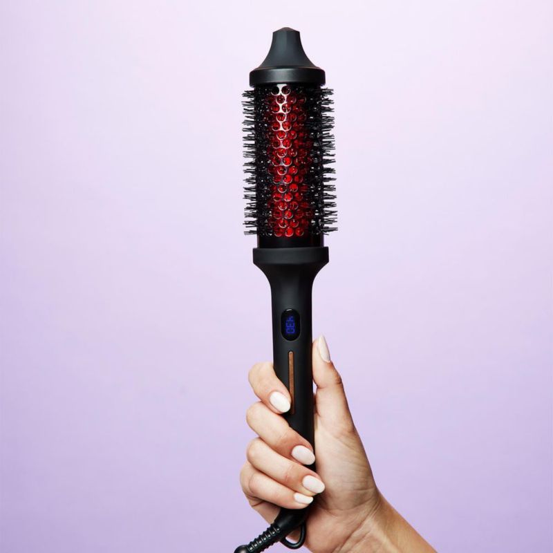 Cepillo Térmico Sutra con Tecnología Infrarroja y Turmalina, Control Digital de Temperatura, Ideal para Todo Tipo de Cabello, 110 V