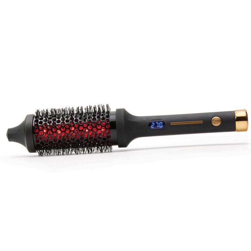 Cepillo Térmico Sutra con Tecnología Infrarroja y Turmalina, Control Digital de Temperatura, Ideal para Todo Tipo de Cabello, 110 V