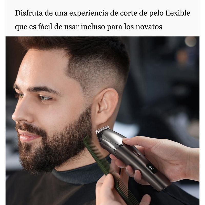 Cortapelos de pelo, maquinillas eléctricas, pantallas LCD, cortadoras de pelo, afeitadoras eléctricas de cabeza, maquinillas de afeitar,HOGAWAY