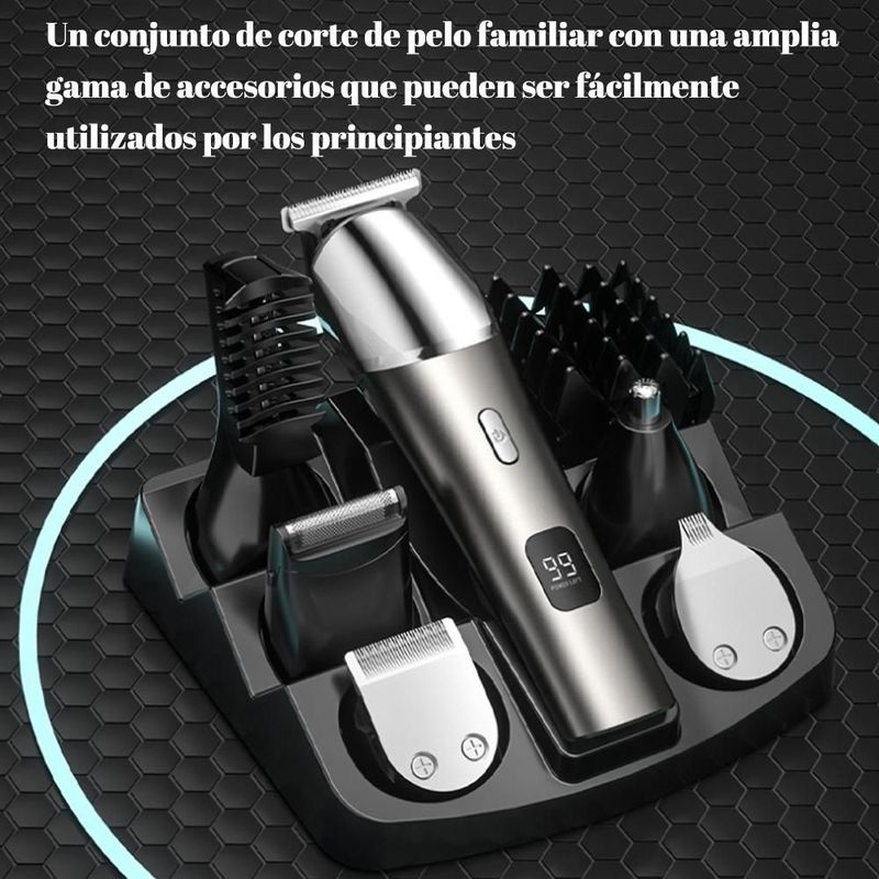 Cortapelos de pelo, maquinillas eléctricas, pantallas LCD, cortadoras de pelo, afeitadoras eléctricas de cabeza, maquinillas de afeitar,HOGAWAY