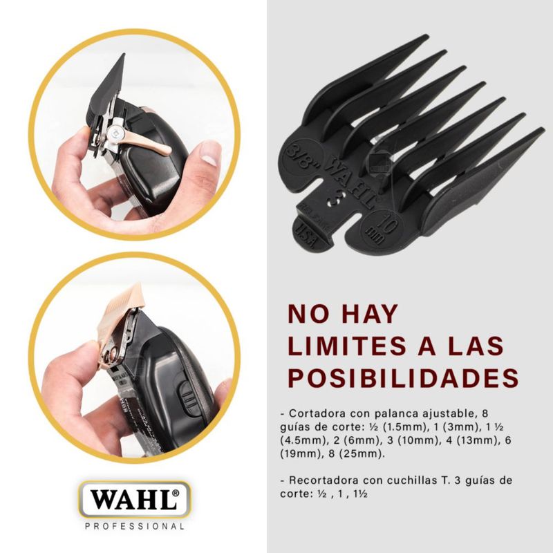 Wahl Barber Combo Profesional Cortadora Terminadora + Regalo