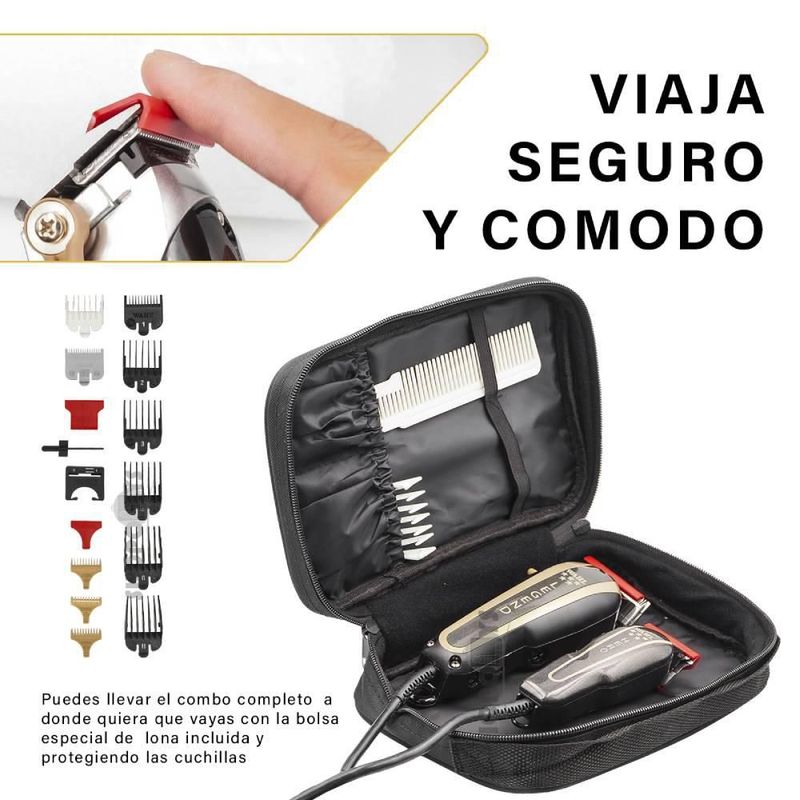 Combo Wahl Profesional Legend + Hero | Cortadora y Recortadora para Barbería