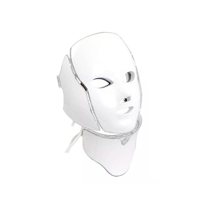 Máscara De Belleza Facial Eléctrica LED Con 7 Colores Y Terapia Fotón