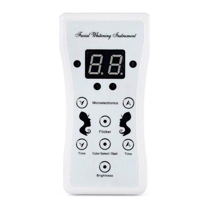 Máscara De Belleza Facial Eléctrica LED Con 7 Colores Y Terapia Fotón