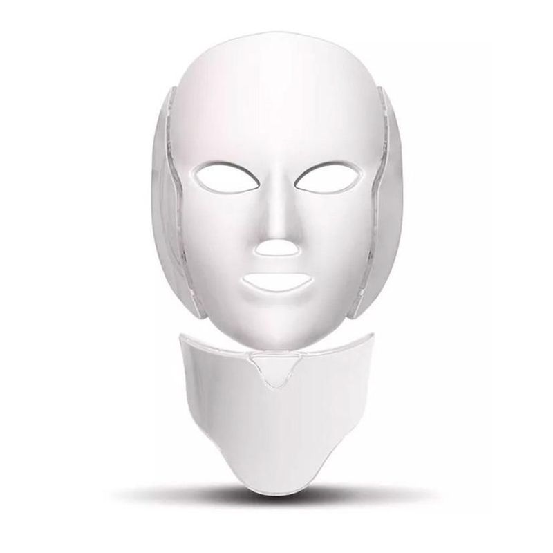 Máscara De Belleza Facial Eléctrica LED Con 7 Colores Y Terapia Fotón
