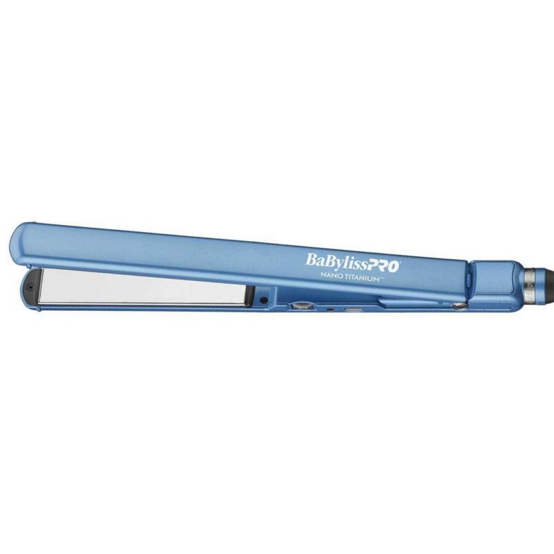 Plancha de cabello 1" Nano titanium Babyliss Pro Azul