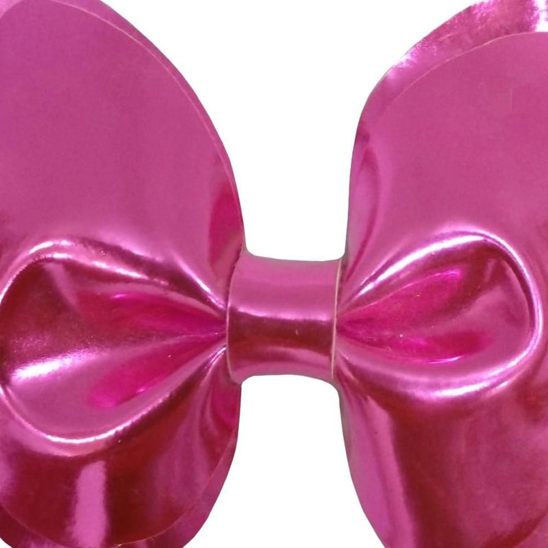 Broche Con Moño Para Cabello Mariposa Fiusha Metálico 2pz